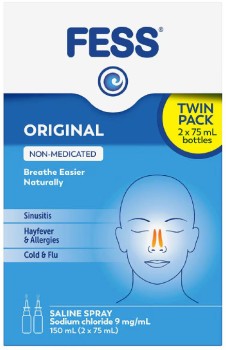 FESS-Original-Saline-Nasal-Spray-2-x-75ml on sale