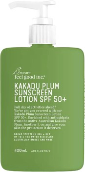 We-Are-Feel-Good-Inc-Kakadu-Plum-Sunscreen-Lotion-SPF50-400ml on sale