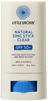 Little-Urchin-Natural-Zinc-Stick-Clear-SPF50-20g on sale