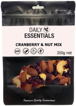 Daily-Essentials-Cranberry-Nut-Medley-450g on sale