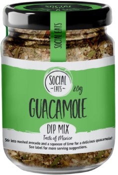 Social-Eats-Guacamole-Dip-Mix-80g on sale