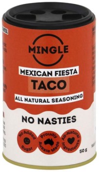 Mingle+Seasoning+Mexican+Fiesta+All+Natural+Taco+Seasoning+50g