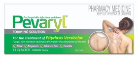 Pevaryl+Foaming+Solution+3+x+10g+Sachets