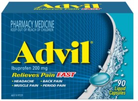 Advil+Fast+Pain+Relief+90+Liquid+Capsules