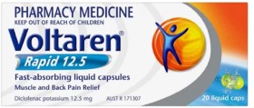 Voltaren+Rapid+12.5mg+Pain+Relief+20+Liquid+Caps