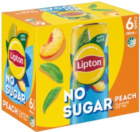 Lipton-Ice-Tea-Cans-6x240mL on sale