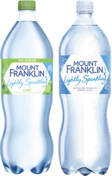 Mt-Franklin-Lightly-Sparkling-Water-125-Litre on sale