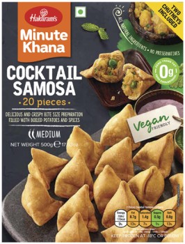 Haldirams-Cocktail-Samosas-20-Pieces-500g on sale