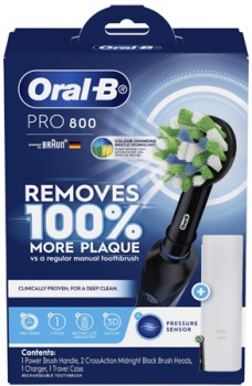 Oral-B-Pro-800-Cross-Action-Electric-Toothbrush-Black-1-Pack on sale