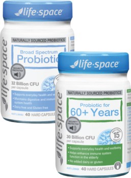 Life-Space+Broad+Spectrum+Probiotic+or+Probiotic+for+60%2B+Years+Capsules+40+Pack%5E