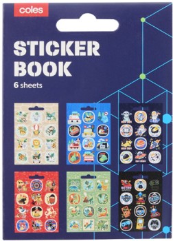 Coles-Sticker-Book-1-Each on sale