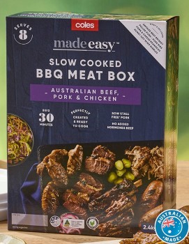 Coles+Made+Easy+Slow+Cooked+BBQ+Meat+Box+2.4kg