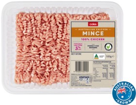 Coles+RSPCA+Approved+Chicken+Mince+500g