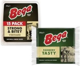 Bega-Cheese-Block-Sliced-or-Shredded-250g on sale