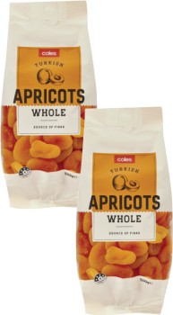 Coles+Turkish+Dried+Apricots+500g