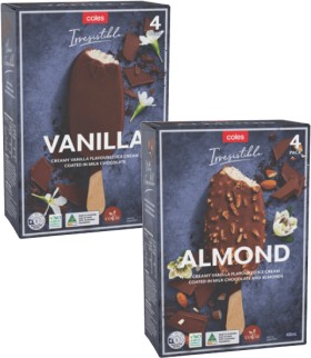Coles+Irresistible+Ice+Cream+Sticks+4+Pack+400mL