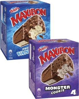 Peters-Maxibon-4-Pack-560mL on sale