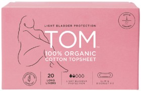 Tom+Organic+Long+Continence+Liners+20+Pack