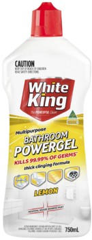 White-King-Bathroom-Gel-Lemon-750mL on sale