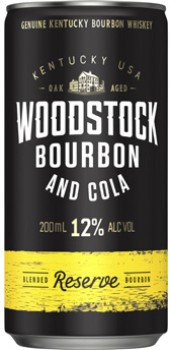 Woodstock+Bourbon+%26amp%3B+Cola+12%25+Cans+10x200mL
