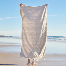 Sundays-Cassius-Terry-Tassel-Beach-Towel-by-Pillow-Talk on sale
