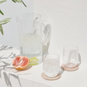 Sundays-Beaded-Clear-Jug-by-Pillow-Talk on sale