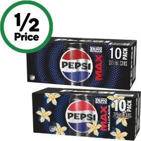 Pepsi-Solo-Mountain-Dew-or-Schweppes-Lemonade-Soft-Drink-Varieties-10-x-375ml on sale