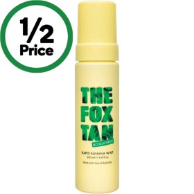 The-Fox-Tan-Rapid-Banana-Whip-200ml on sale