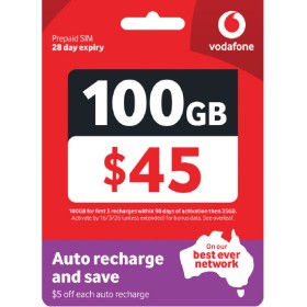 Vodafone-45-Starter-Pack on sale