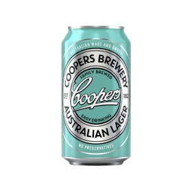 Coopers-Australian-Lager-Cans-24x375mL on sale