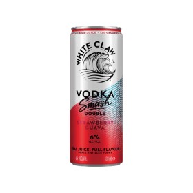 White-Claw-Vodka-Smash-Strawberry-Guava-6-Cans-4x330mL on sale
