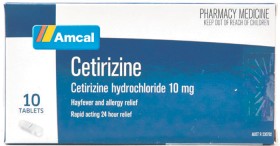Amcal+Cetirizine+10mg+10+Tablets