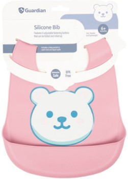 Guardian-Silicone-Bib-Dusty-Berry on sale