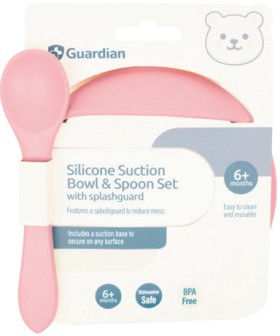 Guardian+Silicone+Spoon+%26amp%3B+Bowl+Set+Dusty+Berry