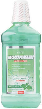 Pharmacy-Care-Fresh-Mint-Mouthwash-500mL on sale
