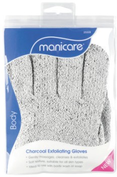 Manicare+Charcoal+Exfoliating+Gloves
