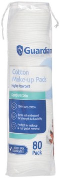 Guardian-Make-Up-Pads-80-Pack on sale