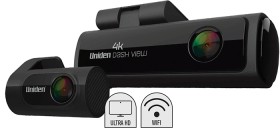 Uniden-4K-Ultra-HD-Smart-Dash-Cam-with-2K-Super-HD-Rear-View-Camera-Sony-Starvis-Sensor on sale