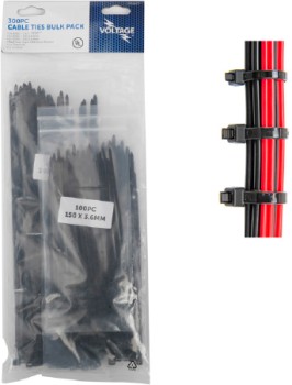 Voltage+Cable+Ties+Bulk+Pack+300pcs