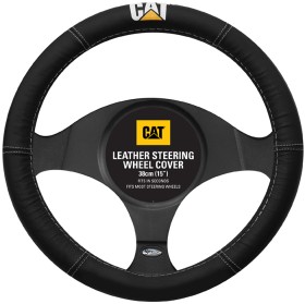 Caterpillar-Leather-Steering-Wheel-Cover on sale