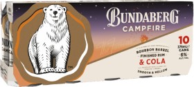 Bundaberg+Campfire+Bourbon+Barrel+Finished+Rum+%26amp%3B+Cola+6%25+Cans+10x375mL