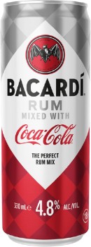 Bacardi-Rum-and-Coca-Cola-330mL-Can on sale