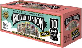 Brookvale-Union-Mixed-10-Pack-Cans-330mL on sale