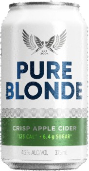 Pure+Blonde+Crisp+Apple+Cider+Cans+375mL