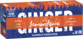 James+Squire+Ginger+Beer+10+Pack+Cans+330mL