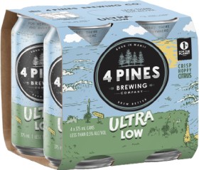 4+Pines+Ultra+Low+Cans+375mL
