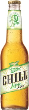 Miller-Chill-With-Lime-Lager-Bottles-330mL on sale