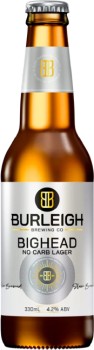 Burleigh+Brewing+Co.+Big+Head+No+Carb+Beer+Bottles+330mL