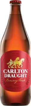 Carlton-Draught-Longnecks-750mL on sale