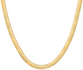9ct+Gold+50cm+Solid+Herringbone+Chain